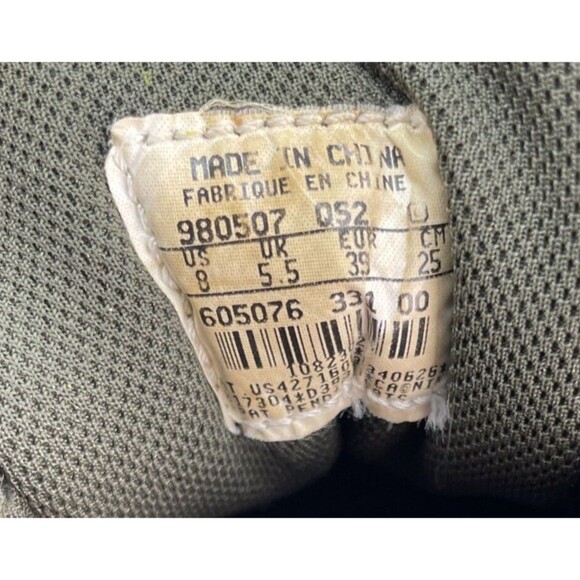 VTG 1997 OG Nike Terra Humara Womens 8 Gray Green Off Road Trial Running 605076 - Picture 9 of 11